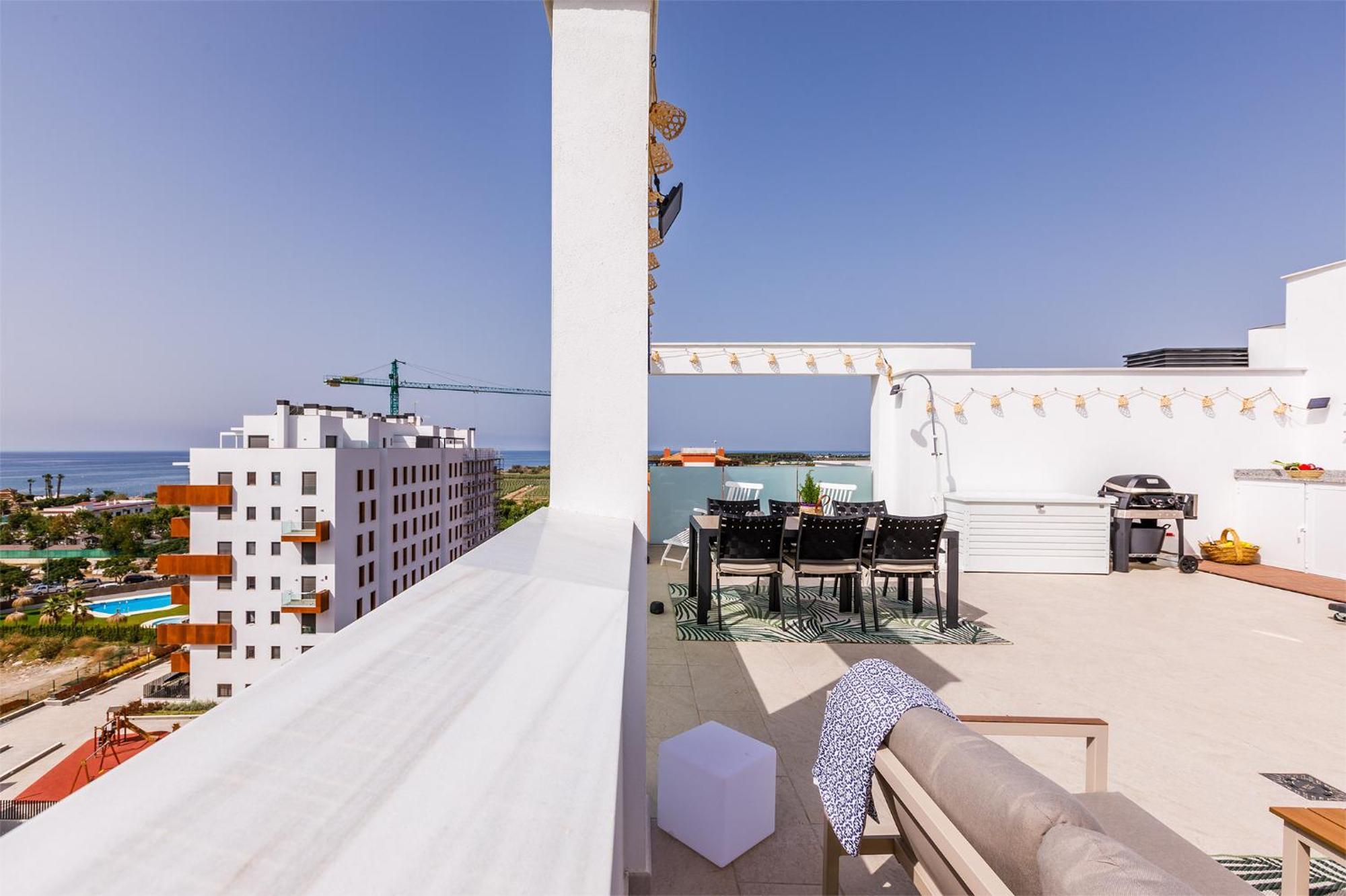 Appartamento A&N Atico Vista Al Mar Torre Del Mar Esterno foto
