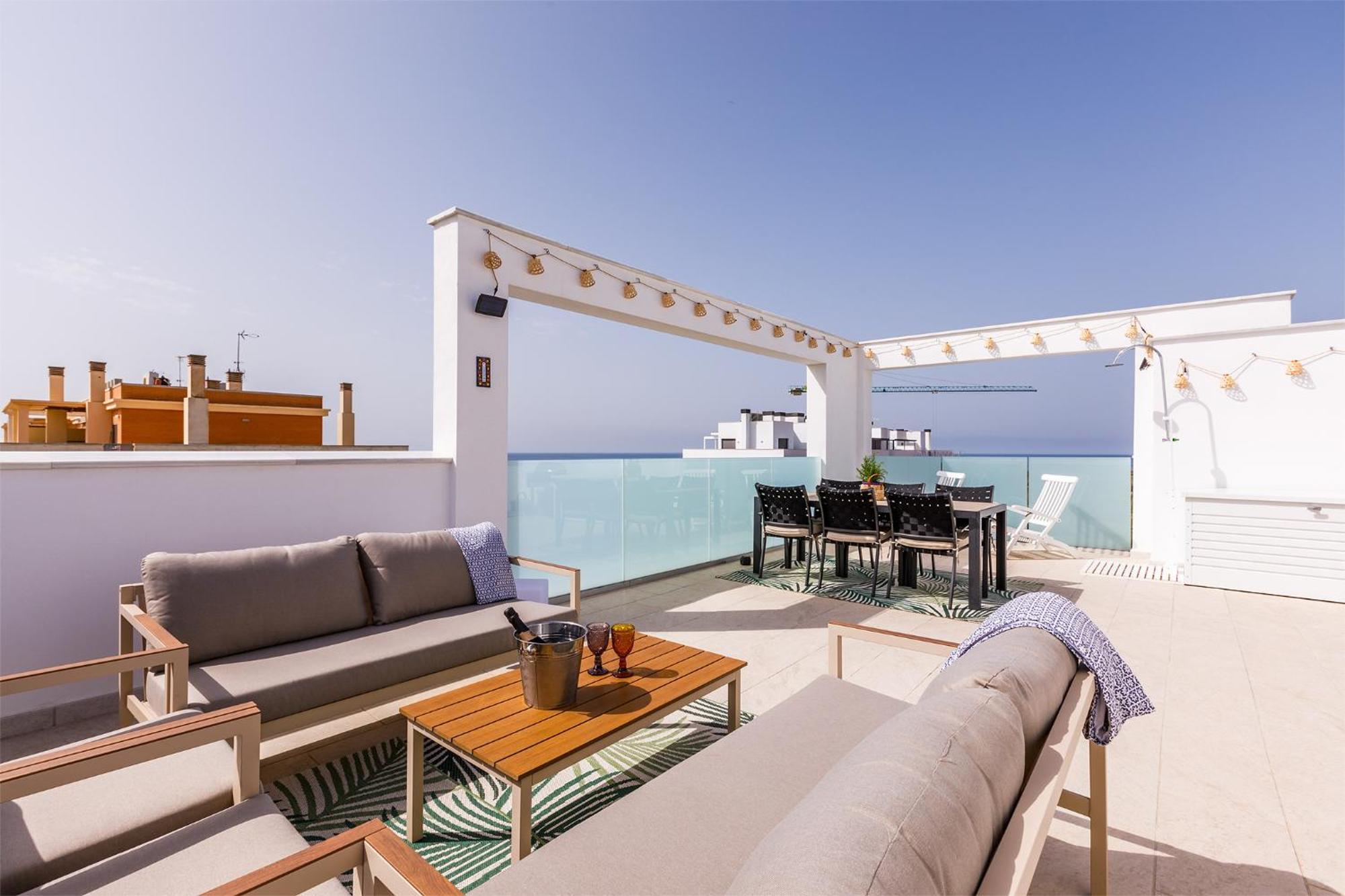 Appartamento A&N Atico Vista Al Mar Torre Del Mar Esterno foto