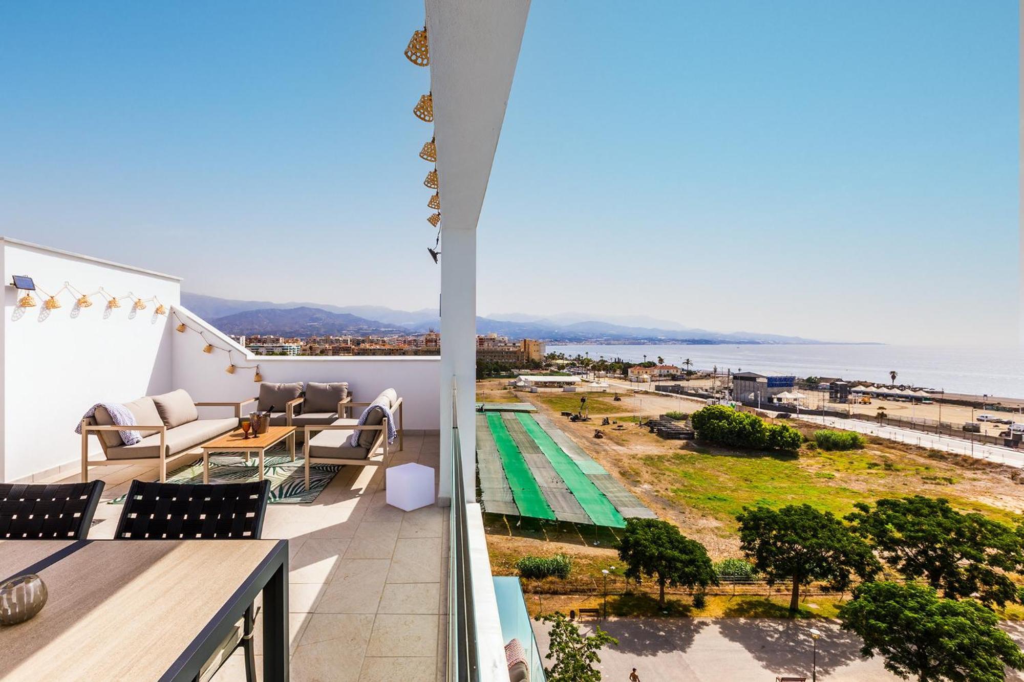 Appartamento A&N Atico Vista Al Mar Torre Del Mar Esterno foto