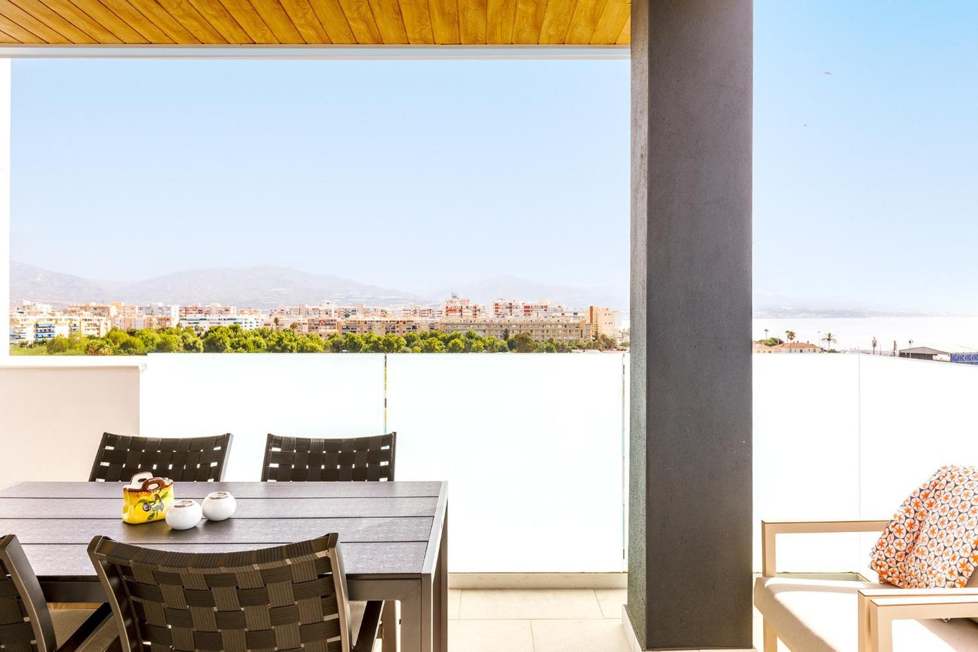 Appartamento A&N Atico Vista Al Mar Torre Del Mar Esterno foto